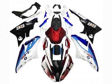 Descuento Kits Carenado Moto BMW S1000RR 2015-2016 - Blanco Rojo Azul Negro