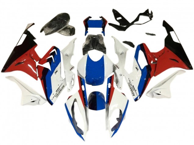 Descuento Carenado Moto BMW S1000RR 2015-2016 - Blanco Rojo Azul Negro