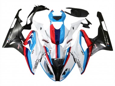 Descuento Carenado Moto BMW S1000RR 2015-2016 - Blanco Rojo Azul Negro Mate
