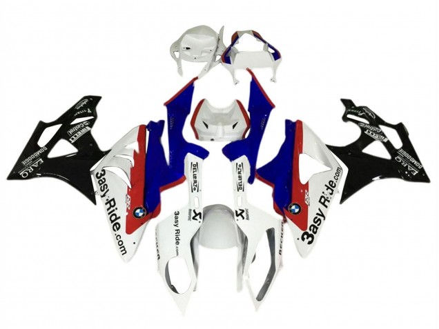 Descuento Carenado Moto BMW S1000RR 2015-2016 - Blanco Rojo Azul Negro Brillante