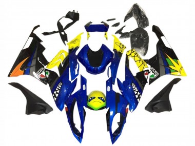 Descuento Carenado Moto BMW S1000RR 2015-2016 - Amarillo Azul Negro Tiburón