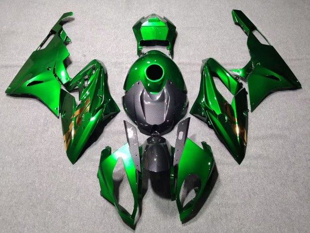 Descuento Carenados Moto BMW S1000RR 2015-2016 - Verde Negro FibraCarbono