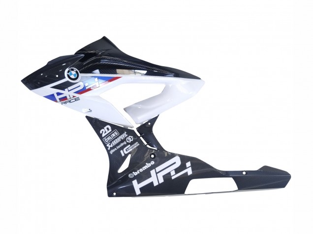 Descuento Carenados Moto BMW S1000RR 2015-2016 - Blanco Azul Negro FibraCarbono