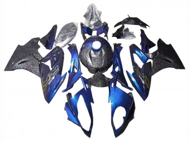 Descuento Carenados Moto BMW S1000RR 2015-2016 - Gradiente Púrpura Azul Falsificado FibraCarbono