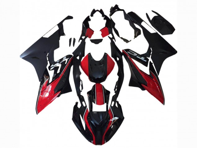 Descuento Carenados Moto BMW S1000RR 2015-2016 - Rojo Blanco Negro Mate