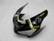 Descuento Carenados Moto Kawasaki ZX6R 2005-2006 - Negro Brillante Blanco Oro Lucky Strike