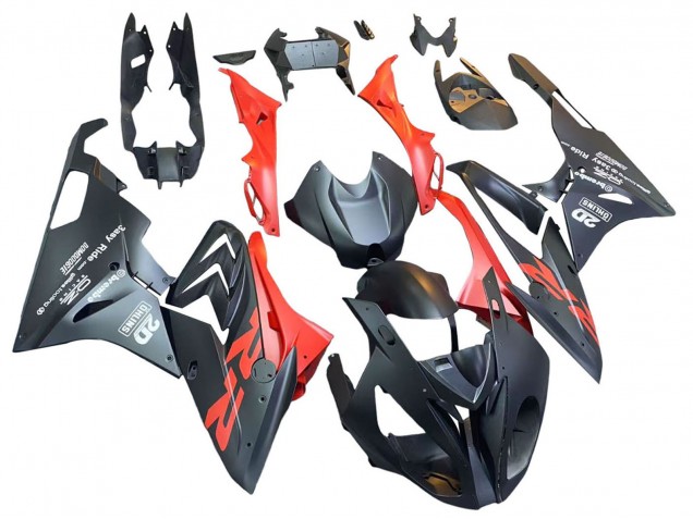 Descuento Carenados Moto BMW S1000RR 2015-2016 - Negro Mate Rojo