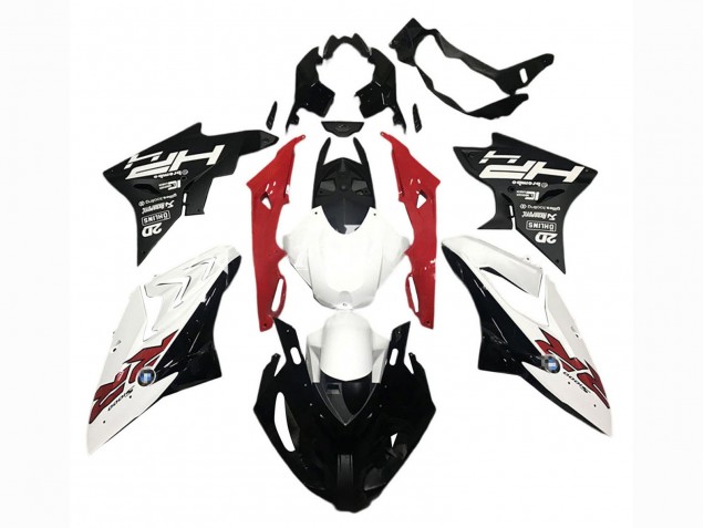 Descuento Carenados Moto BMW S1000RR 2015-2016 - Blanco Rojo Negro Mate