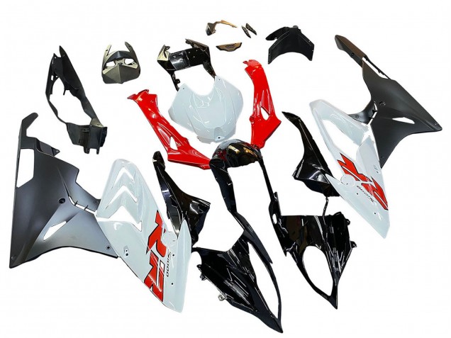 Descuento Carenados Moto BMW S1000RR 2015-2016 - Rojo Blanco Negro Brillante Negro Mate