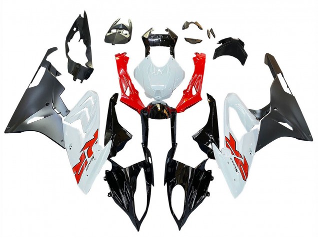 Descuento Carenados Moto BMW S1000RR 2015-2016 - Rojo Blanco Negro Brillante Negro Mate
