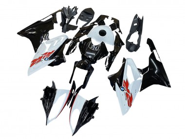 Descuento Carenados Moto BMW S1000RR 2015-2016 - Blanco Negro FibraCarbono