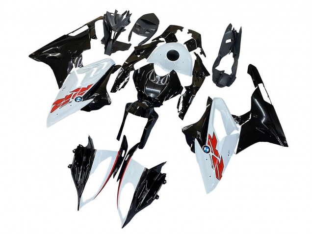Descuento Carenados Moto BMW S1000RR 2015-2016 - Blanco Negro FibraCarbono