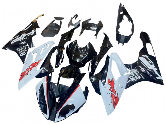 Descuento Carenados Moto BMW S1000RR 2015-2016 - Blanco Negro Brillante