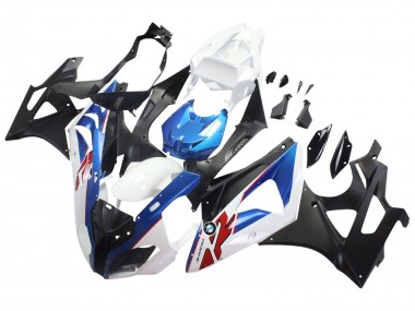 Descuento Carenados Moto BMW S1000RR 2009-2014 - Blanco Azul Negro Mate
