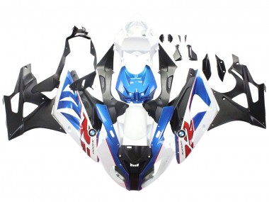 Descuento Carenados Moto BMW S1000RR 2009-2014 - Blanco Azul Negro Mate