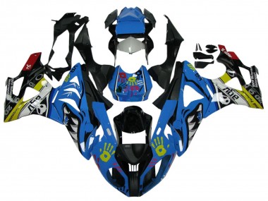 Descuento Carenados Moto BMW S1000RR 2009-2014 - Blanco Azul Negro Amarillo Tiburón