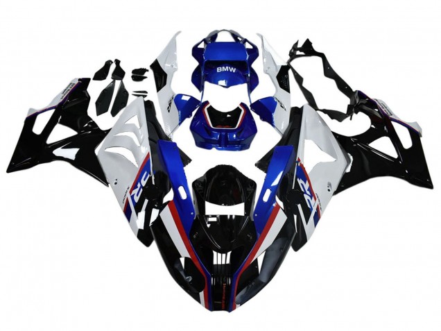 Descuento Carenado Moto BMW S1000RR 2009-2014 - Blanco Rojo Azul Negro