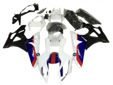 Descuento Carenados Moto BMW S1000RR 2009-2014 - Blanco Rojo Azul Negro