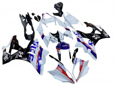 Descuento Carenados Moto BMW S1000RR 2009-2014 - Blanco Rojo Azul Negro Tyco