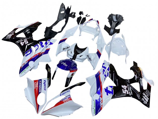 Descuento Carenados Moto BMW S1000RR 2009-2014 - Blanco Rojo Azul Negro Tyco