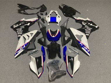 Descuento Carenados Moto BMW S1000RR 2009-2014 - Blanco Rojo Azul Negro FibraCarbono HP