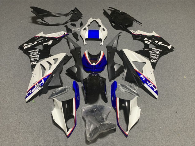 Descuento Carenados Moto BMW S1000RR 2009-2014 - Blanco Rojo Azul Negro FibraCarbono HP