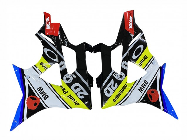 Descuento Carenados Moto BMW S1000RR 2009-2014 - Azul Amarillo Rojo Negro Tiburón VR 46