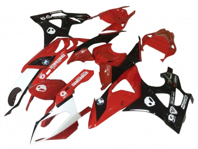 Descuento Carenados Moto BMW S1000RR 2009-2014 - Rojo Blanco Negro Brillante