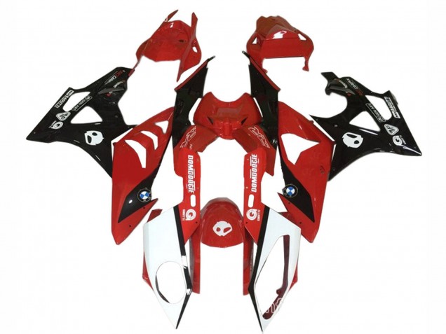 Descuento Carenados Moto BMW S1000RR 2009-2014 - Rojo Blanco Negro Brillante