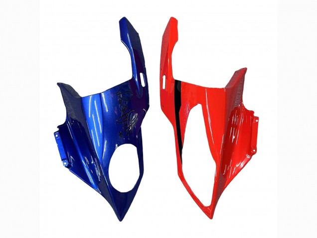 Descuento Carenados Moto BMW S1000RR 2009-2014 - Rojo Azul Amarillo Tiburón