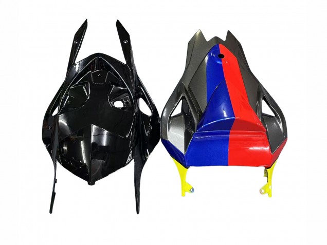 Descuento Carenados Moto BMW S1000RR 2009-2014 - Rojo Azul Amarillo Tiburón