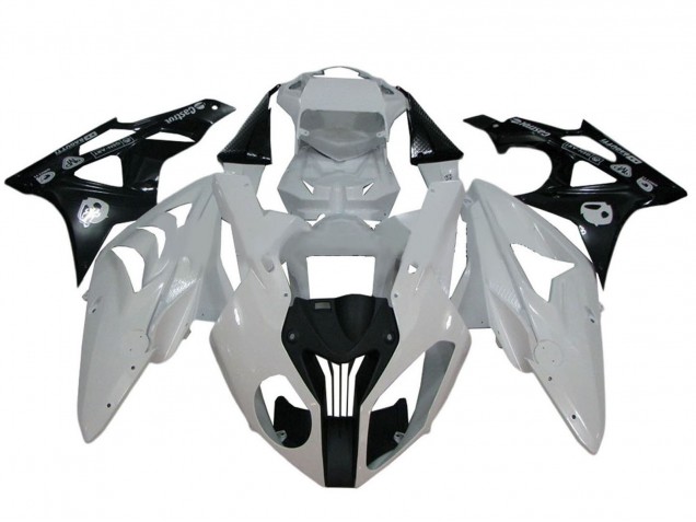 Descuento Carenados Moto BMW S1000RR 2009-2014 - Blanco Negro Brillante