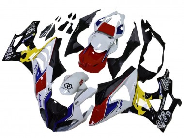 Descuento Carenados Moto BMW S1000RR 2009-2014 - Blanco Rojo Amarillo Negro Castrol