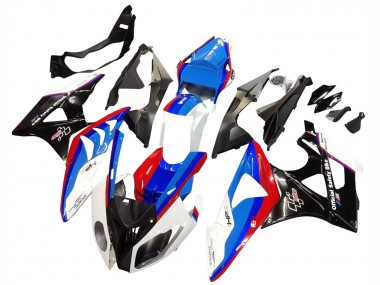 Descuento Completo Carenados Moto BMW S1000RR 2009-2014 - Blanco Rojo Azul Negro Brillante