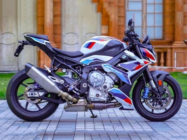 Descuento Carenados Moto BMW S1000R 2021-2025 - Blanco Azul Claro Oscuro Rojo