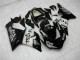 Descuento Carenados Moto Kawasaki ZX6R 2005-2006 - Negro Brillante Blanco West