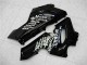 Descuento Carenados Moto Kawasaki ZX6R 2005-2006 - Negro Brillante Blanco West