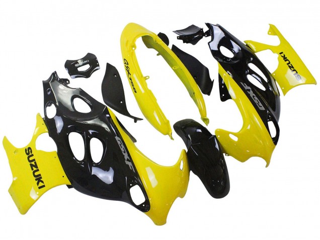 Descuento Carenados Moto Suzuki GSX600F/GSX750F 2004-2006 - Negro Brillante Amarillo