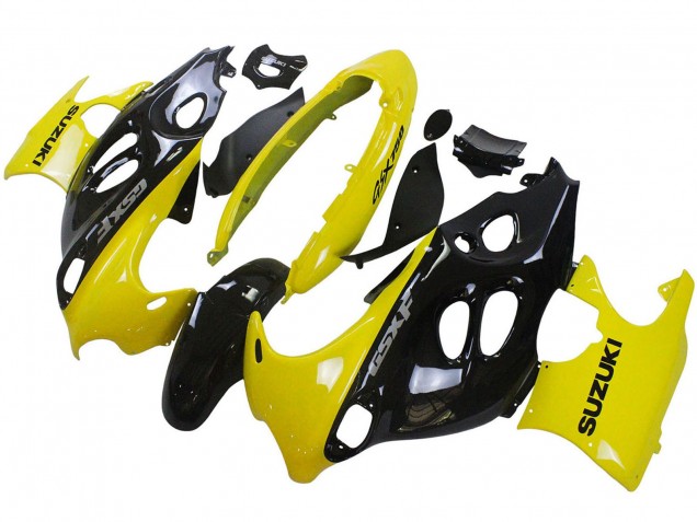 Descuento Carenados Moto Suzuki GSX600F/GSX750F 2004-2006 - Negro Brillante Amarillo