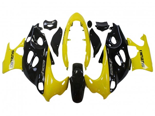 Descuento Carenados Moto Suzuki GSX600F/GSX750F 2004-2006 - Negro Brillante Amarillo