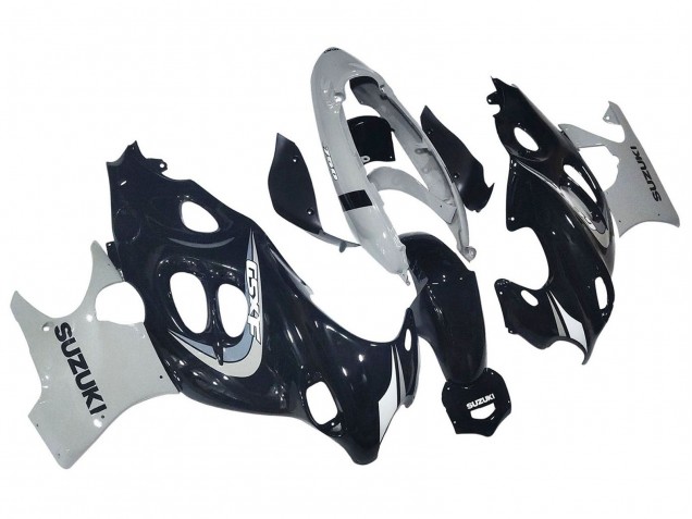 Descuento Carenado Moto Suzuki GSX600F/GSX750F 2004-2006 - Negro Brillante Gris