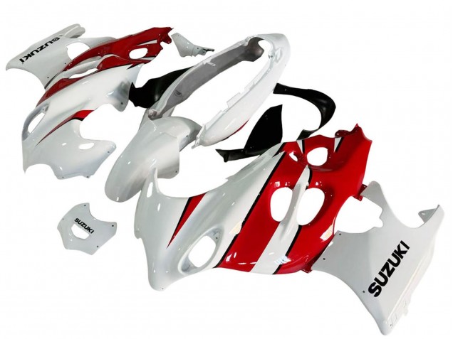 Descuento Carenados Moto Suzuki GSX600F/GSX750F 2004-2006 - Blanco Rojo