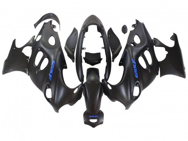 Descuento Carenados Moto Suzuki GSX600F/GSX750F 2004-2006 - Negro Mate Azul Logo