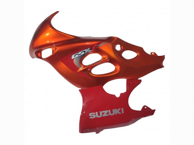Descuento Carenados Moto Suzuki GSX600F/GSX750F 2004-2006 - Burnt Naranja Blanco Logo