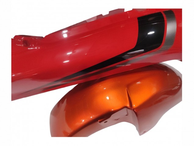 Descuento Carenados Moto Suzuki GSX600F/GSX750F 2004-2006 - Burnt Naranja Blanco Logo