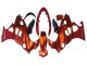Descuento Carenados Moto Suzuki GSX600F/GSX750F 2004-2006 - Burnt Naranja Blanco Logo
