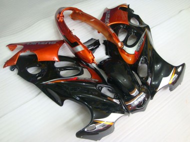 Descuento Carenados Moto Suzuki GSX600F/GSX750F 2004-2006 - Negro Brillante Naranja