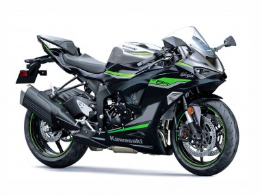 Descuento Carenados Moto Kawasaki ZX6R 2023-2025 - Negro Gris Verde Ninja