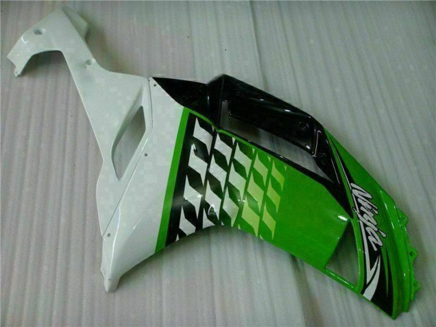 Descuento Carenados Moto Kawasaki ZX6R 2007-2008 - Verde Blanco Ninja