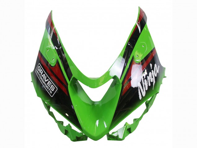Descuento Carenados Moto Kawasaki ZX6R 2023-2025 - Verde Negro Rojo Amarillo Dunlop